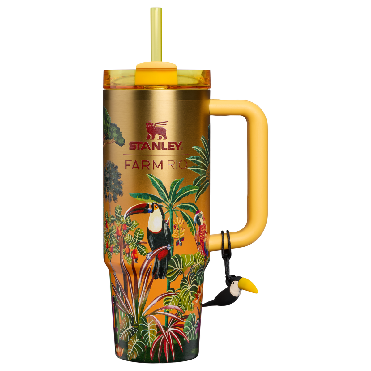 Stanley 1913 Stanley 1913 x FARM Rio クエンチャー H2.0 フローステート 真空断熱タンブラー 30 oz（約0.89L） in Farm Rio Tropical Woods | View 1