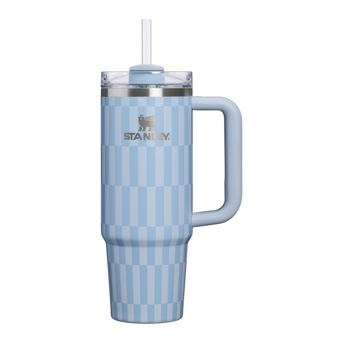 Stanley 1913 High Summer Collection クエンチャー H2.0 フローステート 真空断熱タンブラー 30 oz（約0.89L） in Linen Blue Tile