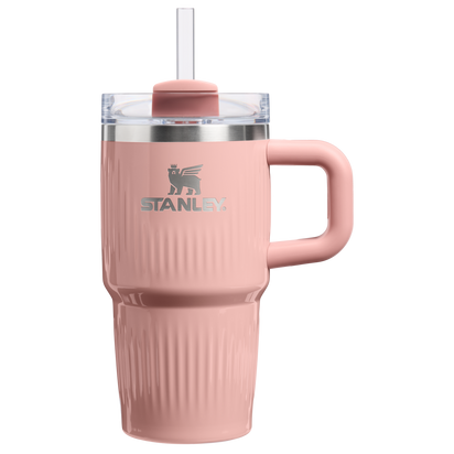 Stanley 1913 クエンチャー H2.0 フルーテッド 真空断熱タンブラー20 oz （0.59L） in Peach Rose Gloss | Front View