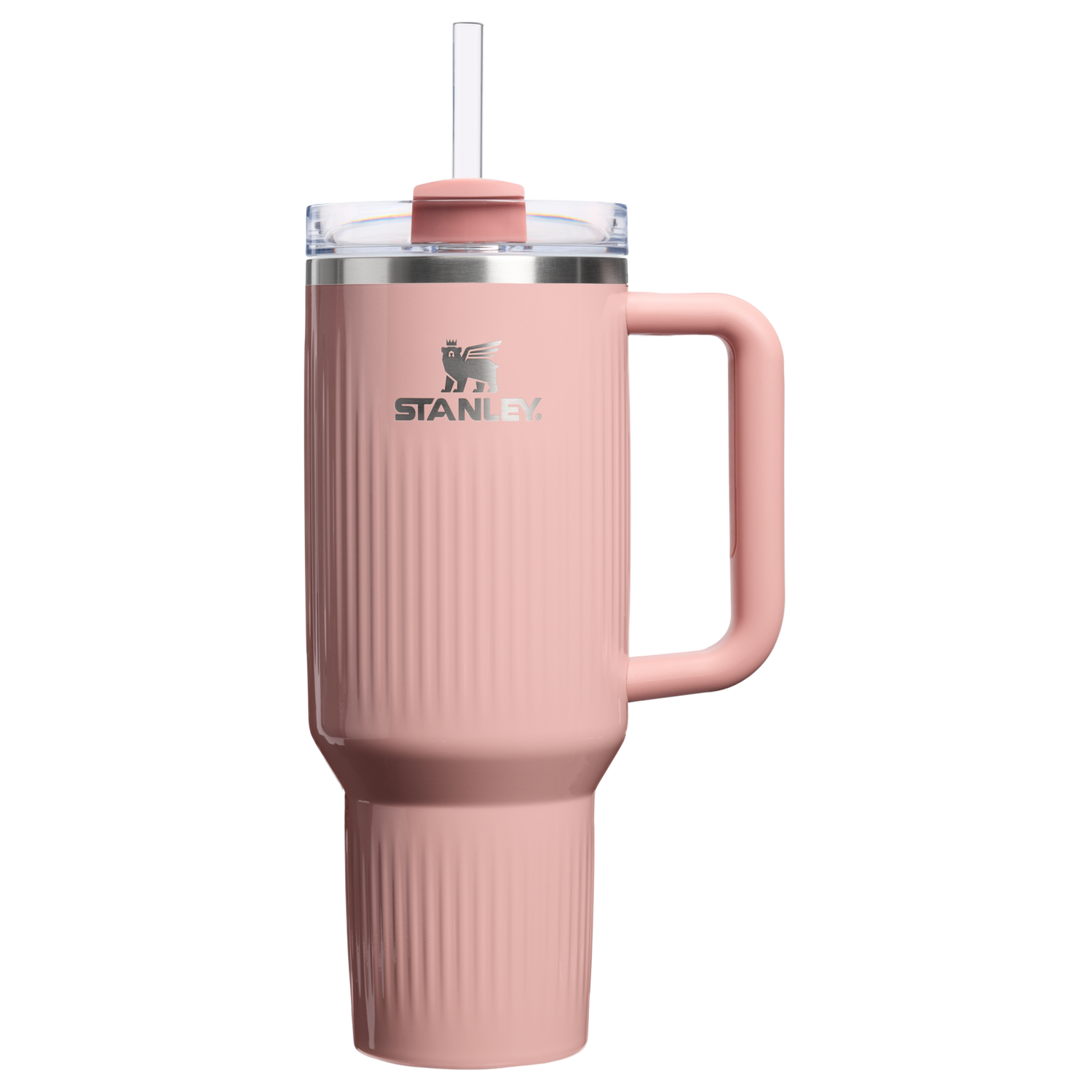 Stanley 1913 クエンチャー H2.0 フルーテッド 真空断熱タンブラー 40 oz（約1.18L） in Peach Rose Gloss | View 1