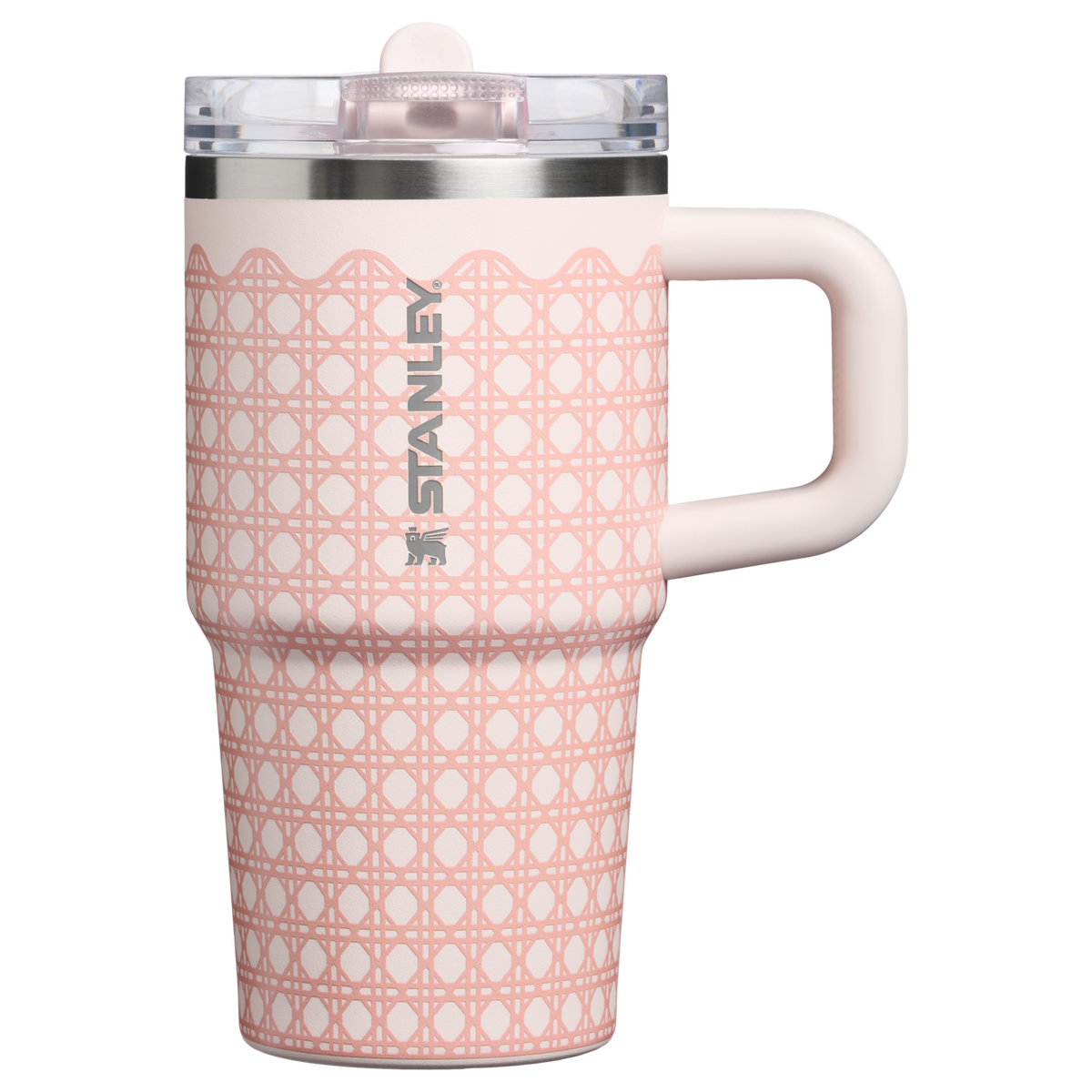 Stanley 1913 Picnic Collection クエンチャー プロツアー フリップストロー 真空断熱タンブラー 20 oz（約0.59L） in Rose Quartz Rattan | View 1