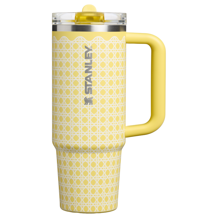 Stanley 1913 Picnic Collection クエンチャー プロツアー フリップストロー 真空断熱タンブラー 30 oz （約0.89L） in Daffodil Rattan