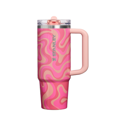 Stanley 1913 Wild and Free Collection クエンチャー プロツアー フリップストロー 真空断熱タンブラー 30 oz （約0.89L） in Sorbet Groove | Front View