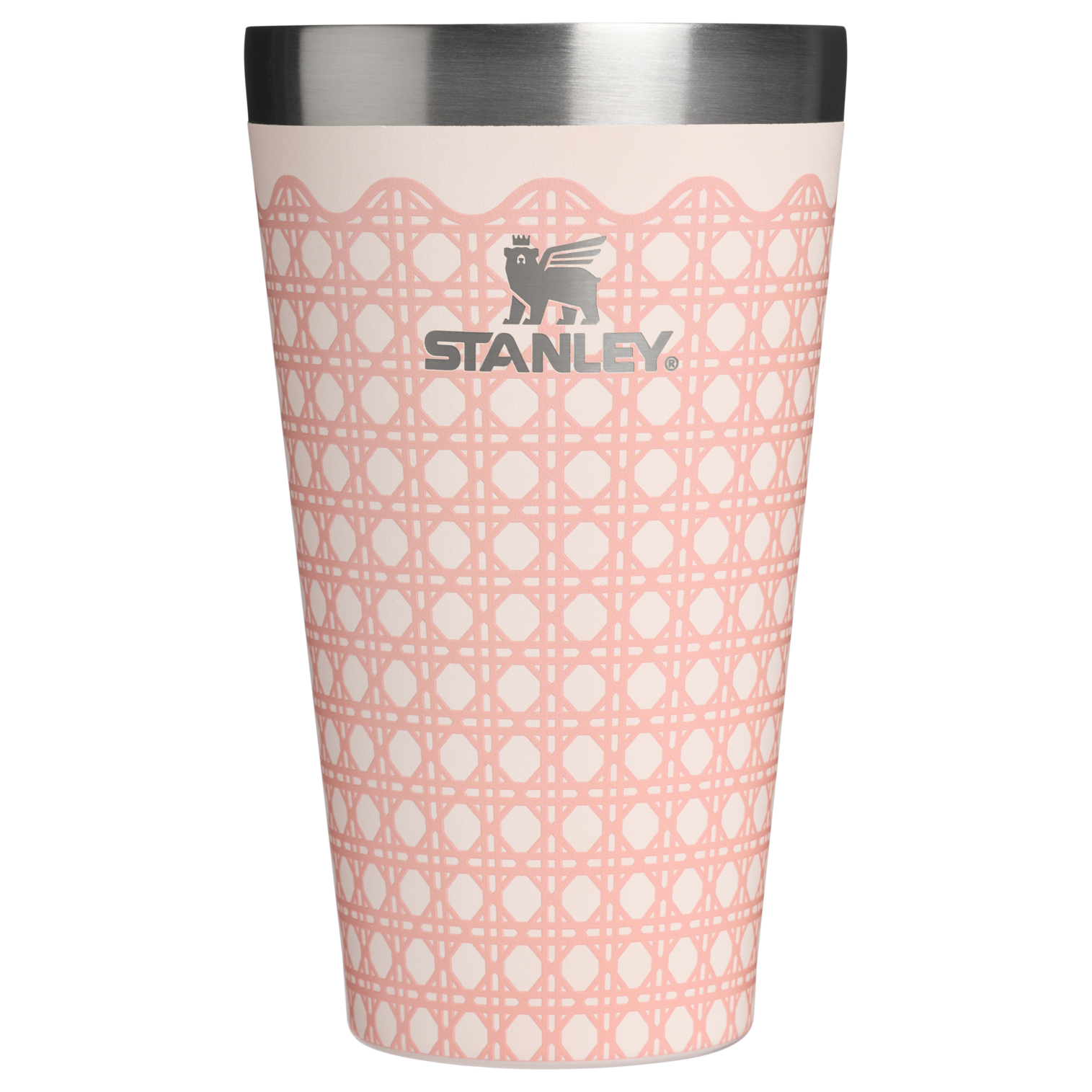 Stanley 1913 Picnic Collection スタッキング 真空断熱タンブラー 16 oz｜（約0.47L） in Rose Quartz Rattan
