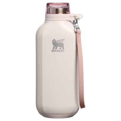 Stanley 1913 スタンレー クラッチ真空断熱ボトル 16oz （約0.47L） in Rose Quartz Gloss | Front View
