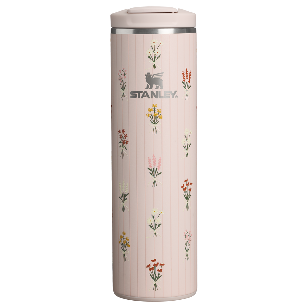 Stanley 1913 Bouquets トランジット フリップトップ真空断熱マグ 16oz （約0.47L） in Rose Quartz Bouquets | View 1