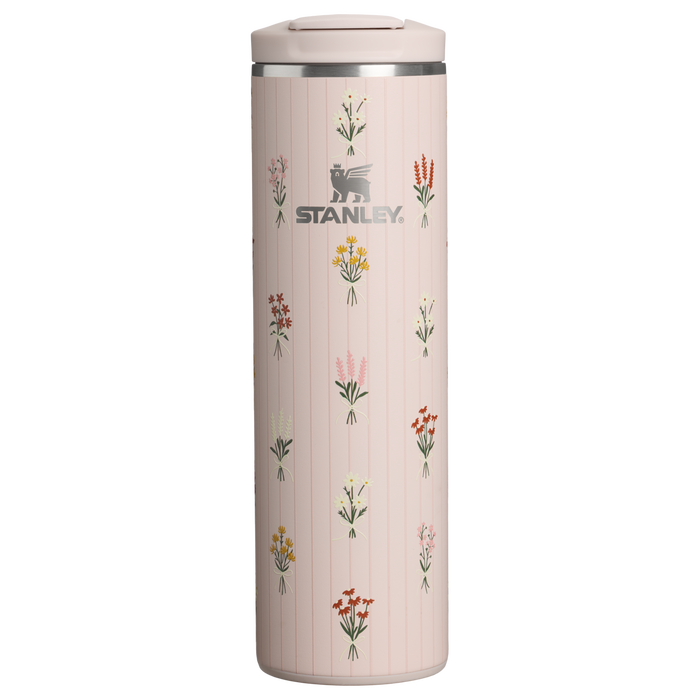 Stanley 1913 Bouquets トランジット フリップトップ真空断熱マグ 16oz （約0.47L） in Rose Quartz Bouquets