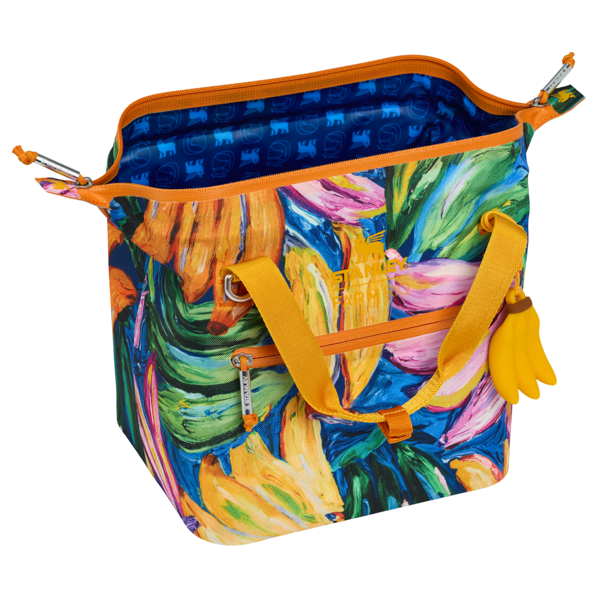 Stanley 1913 Stanley 1913 x FARM Rio オールデイ ジュリエンヌ ミニクーラー 7.4 qt (約7.0 L) in Farm Rio Painted Bananas | View 2