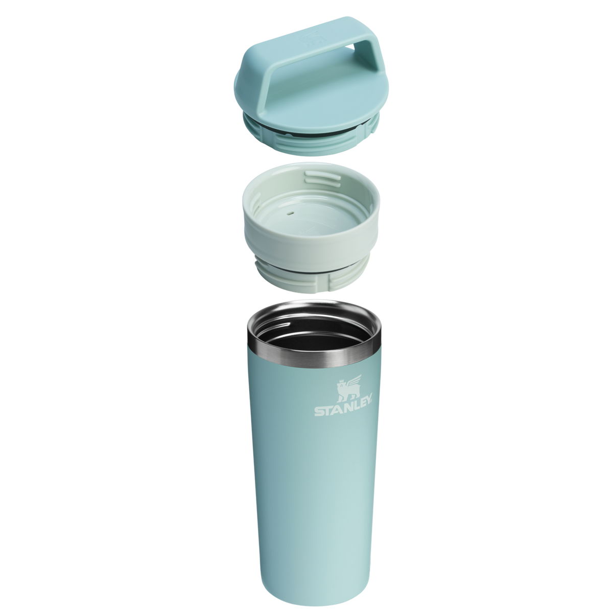 Stanley 1913 カフェトゥーゴー トラベル 真空断熱マグ 16 oz（約0.47L） in Seafoam | Front View