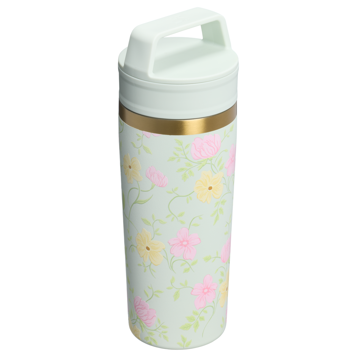 Stanley 1913 Floral Collection カフェトゥーゴー トラベル 真空断熱マグ 16 oz（約0.47L） in Spring Blossoms | Front View
