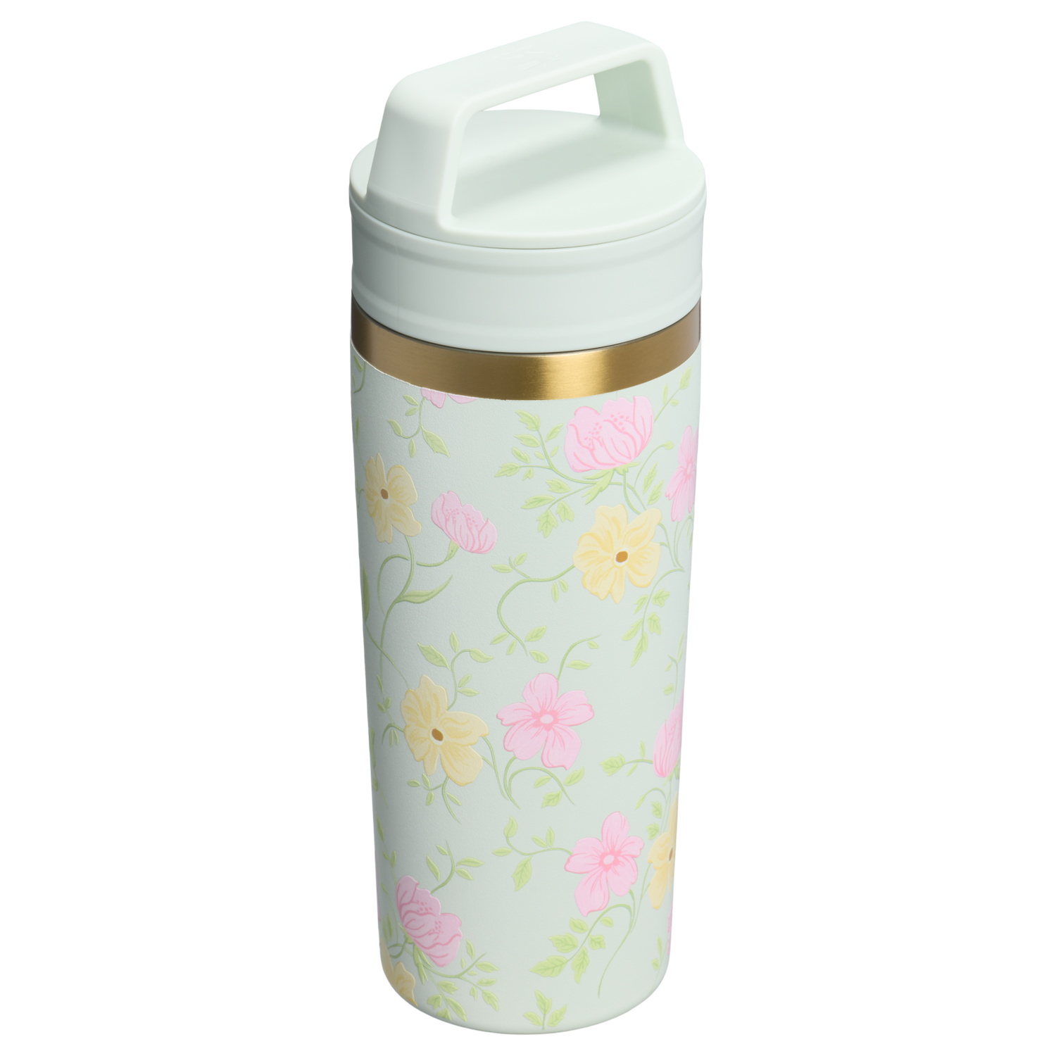 Stanley 1913 Floral Collection カフェトゥーゴー トラベル 真空断熱マグ 16 oz（約0.47L） in Spring Blossoms | Front View
