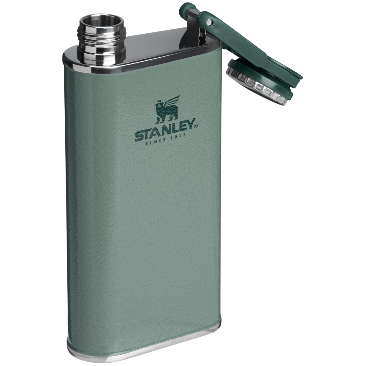 Stanley 1913 イージーフィル フラスク  8 oz （約0.23L） in Hammertone Green | View 4