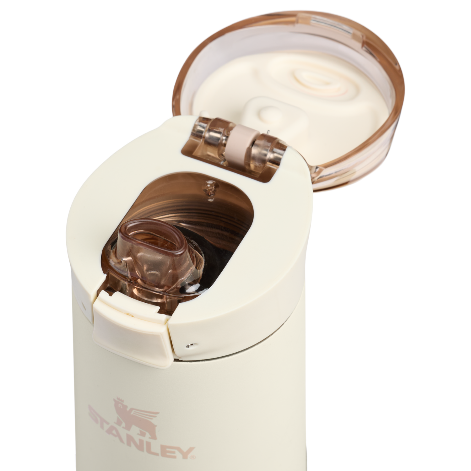 Stanley 1913 フローステートスプリング真空断熱ボトル 20 oz（約0.59L） in Cream | View 3