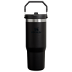 The IceFlow™ Flip Straw Tumbler 2.0 | 30 OZ - Black 2.0  - Stanley AU