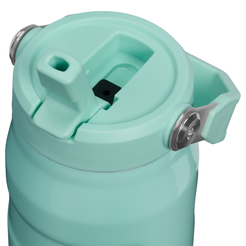 Stanley 1913 Wild and Free Collection アイスフロー フリップストロー2.0 真空断熱ボトル 24 oz（約0.71L） in Teal Daisies | View 3