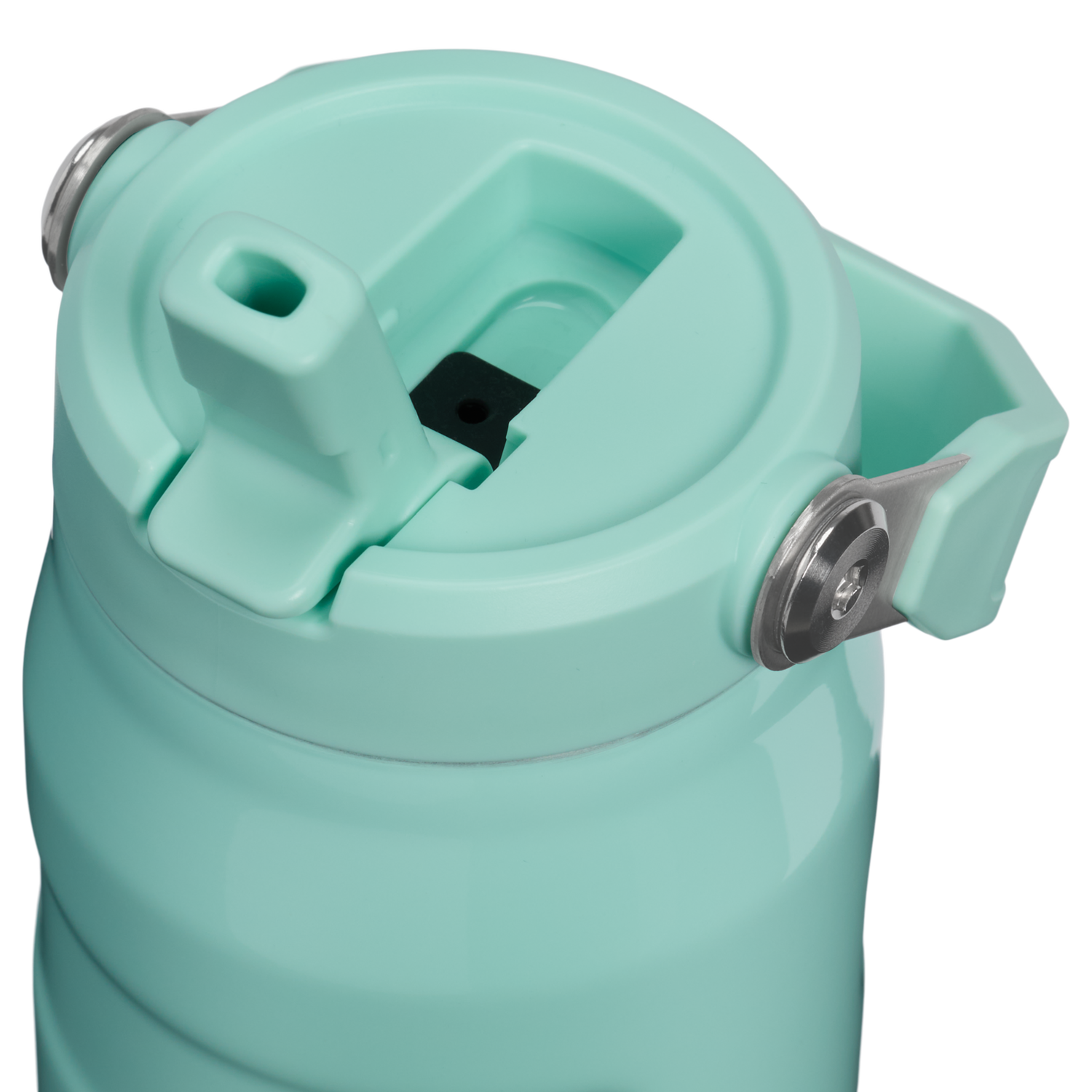 Stanley 1913 Wild and Free Collection アイスフロー フリップストロー2.0 真空断熱ボトル 24 oz（約0.71L） in Teal Daisies | View 3