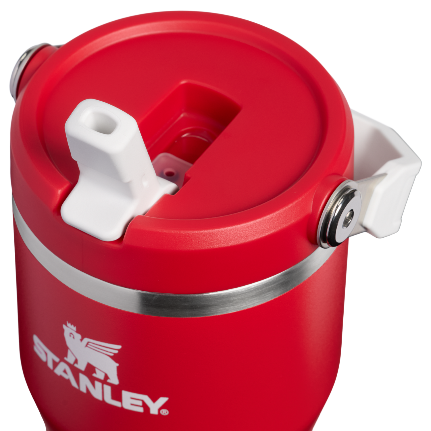 Stanley 1913 Stanley 1913 x Arsenal アイスフロー フリップストロー2.0 真空断熱タンブラー 20 oz（約0.59L） in Arsenal Red | View 3