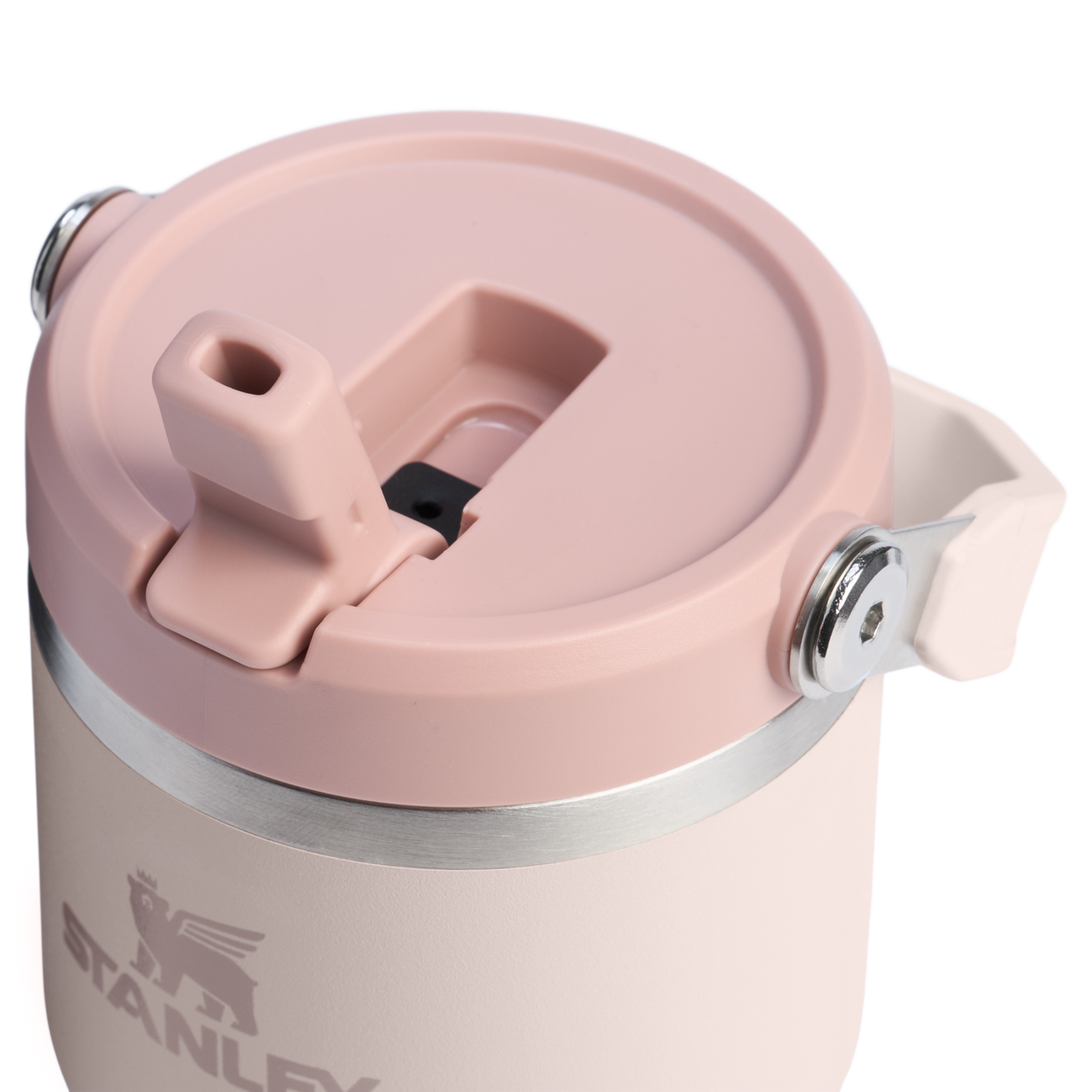 Stanley 1913 アイスフロー フリップストロー2.0 真空断熱タンブラー 20 oz（約0.59L） in Rose Quartz | View 3