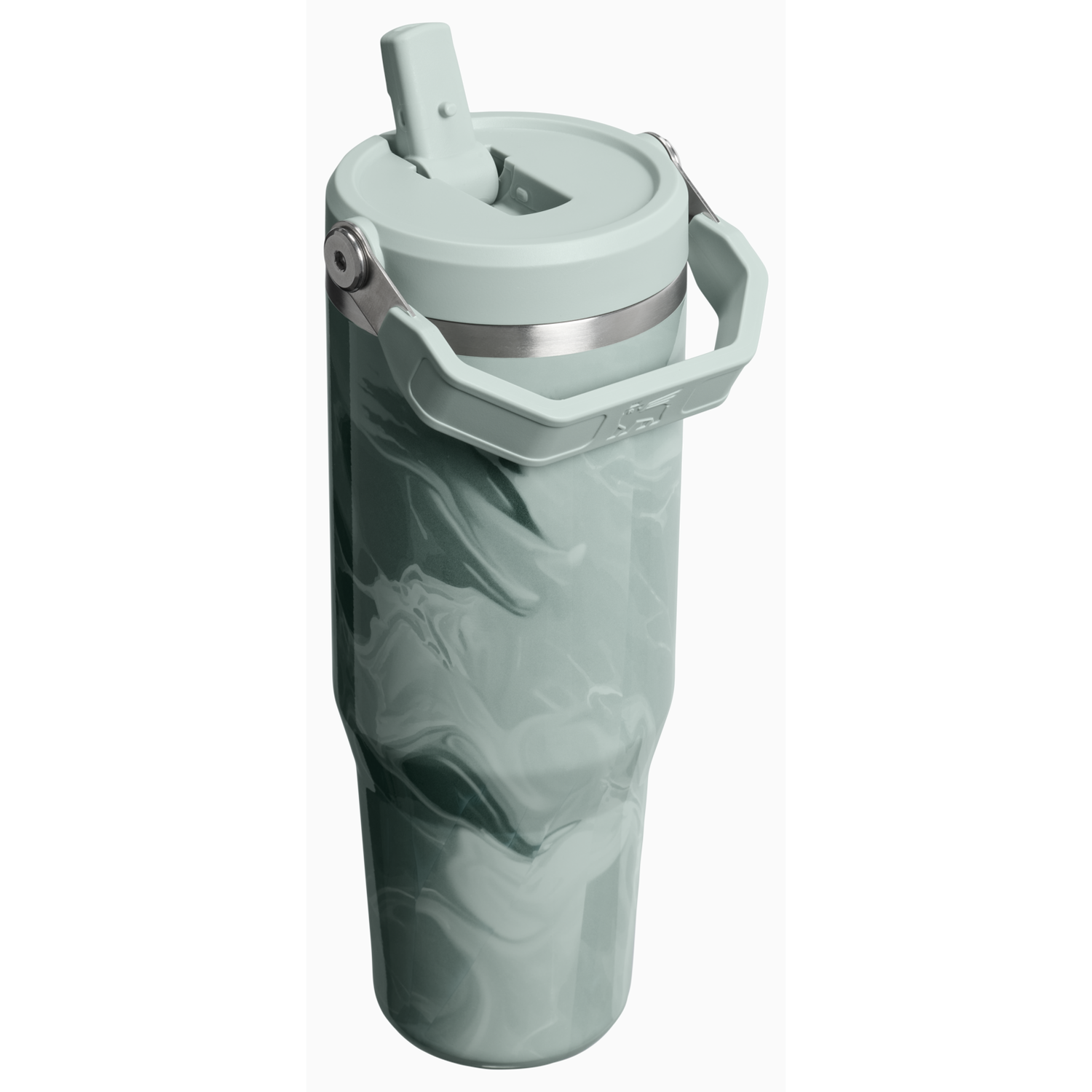 Stanley 1913 Marble Collection アイスフロー フリップストロー2.0 真空断熱タンブラー 30 oz（約0.89L） in Agate Calacatta | View 3