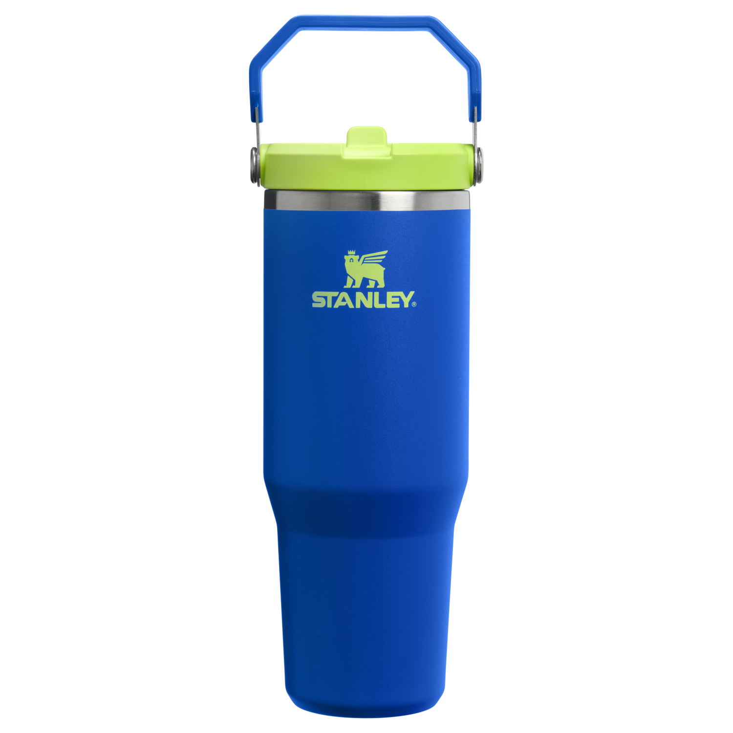 Stanley 1913 アイスフロー フリップストロー2.0 真空断熱タンブラー 30 oz（約0.89L） in Cobalt Chartreuse | View 1