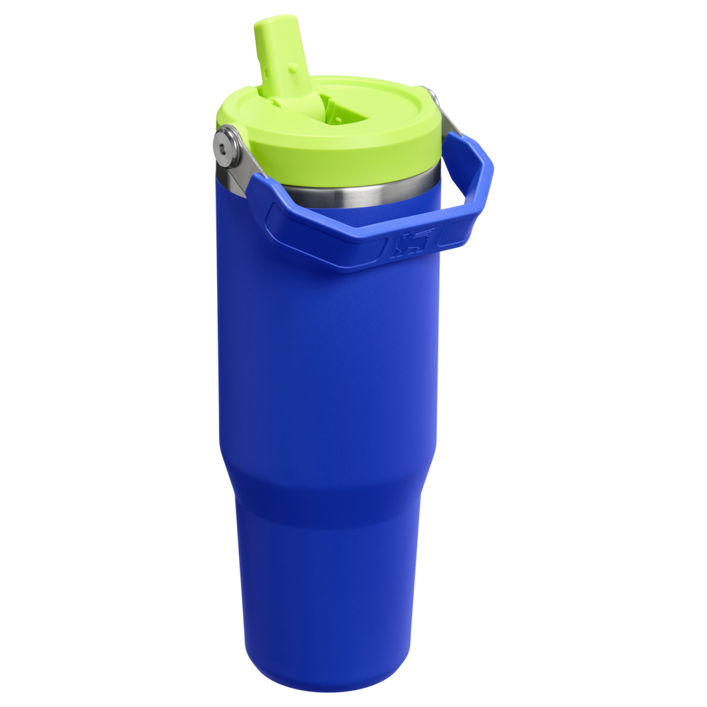 Stanley 1913 アイスフロー フリップストロー2.0 真空断熱タンブラー 30 oz（約0.89L） in Cobalt Chartreuse | View 2