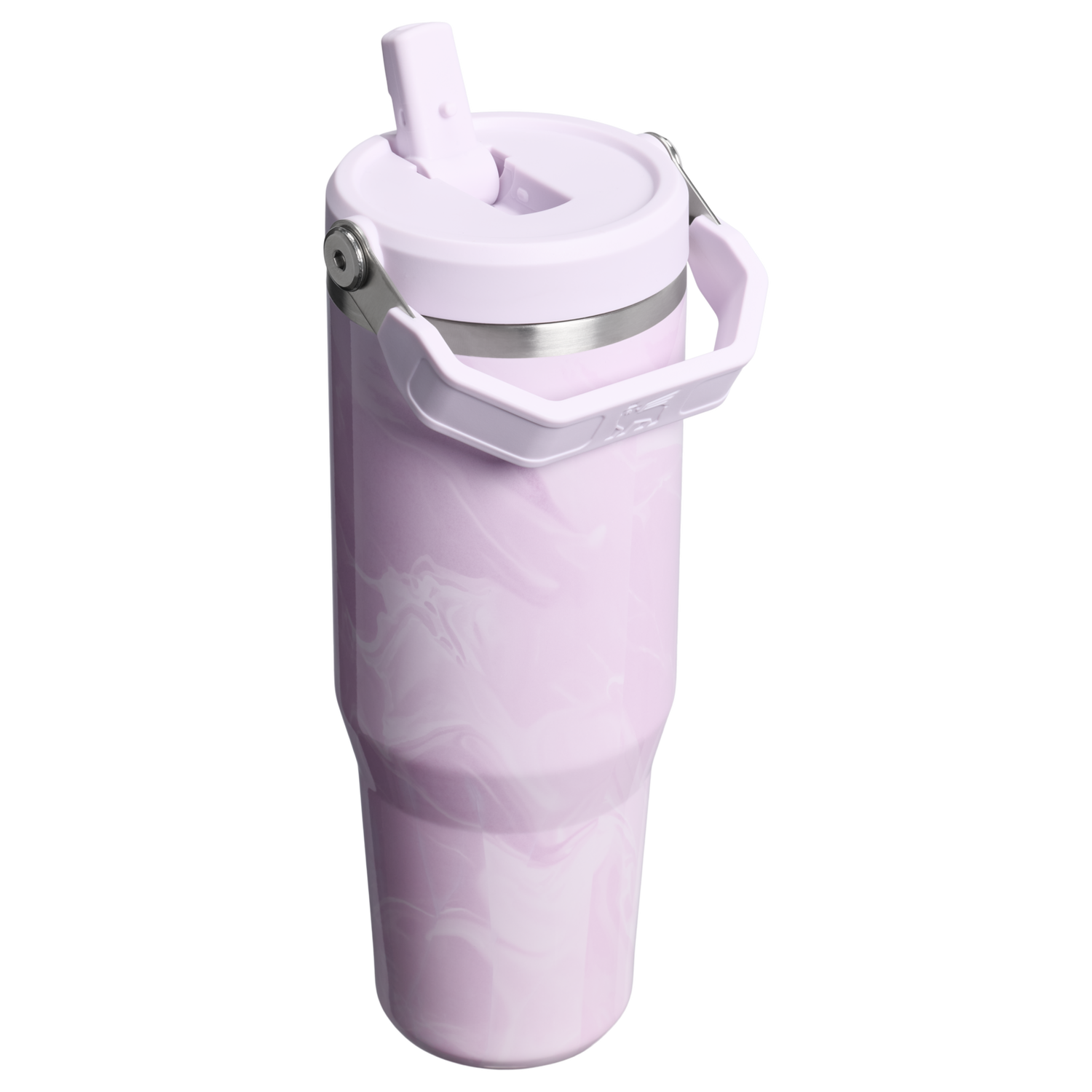 Stanley 1913 Marble Collection アイスフロー フリップストロー2.0 真空断熱タンブラー 30 oz（約0.89L） in Soft Amethyst Calacatta | View 2