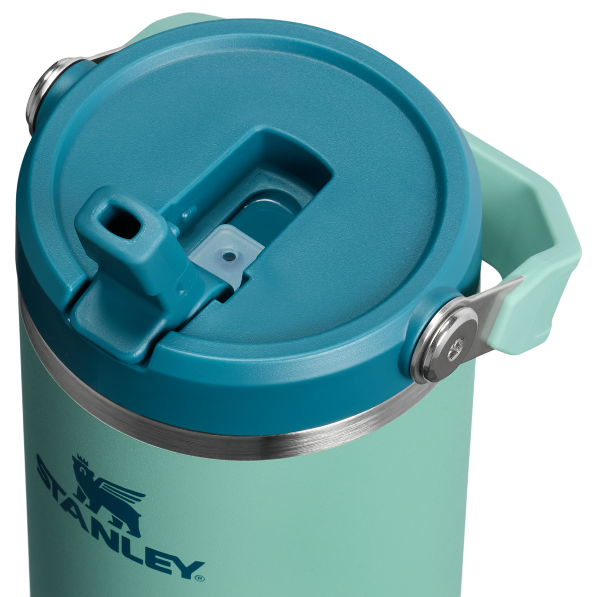 Stanley 1913 アイスフロー フリップストロー2.0 真空断熱タンブラー 30 oz（約0.89L） in Spring Green | View 3