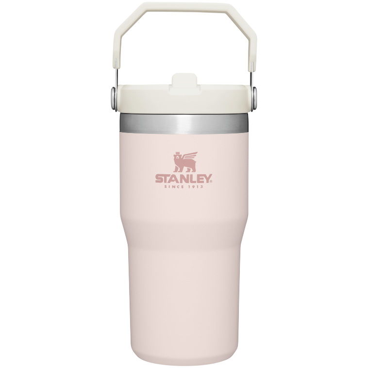 Stanley 1913 アイスフロー フリップストロー2.0 真空断熱タンブラー 20 oz（約0.59L） in Rose Quartz