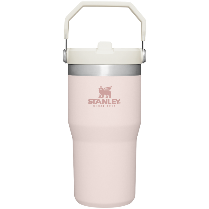 Stanley 1913 アイスフロー フリップストロー2.0 真空断熱タンブラー 20 oz（約0.59L） in Rose Quartz