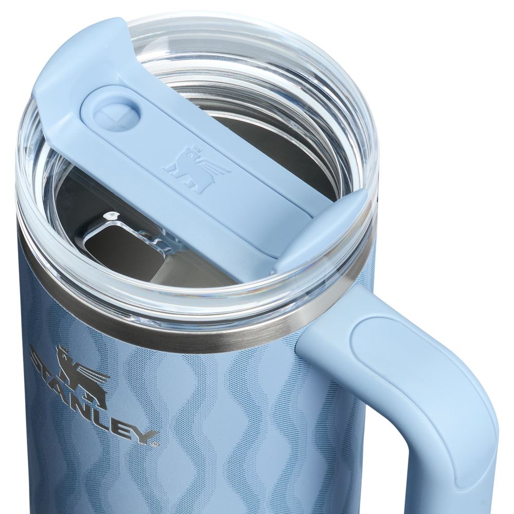 Stanley 1913 クエンチャー H2.0 フローステート 真空断熱タンブラー 30 oz（約0.89L） in Slate Blue Drift | View 3