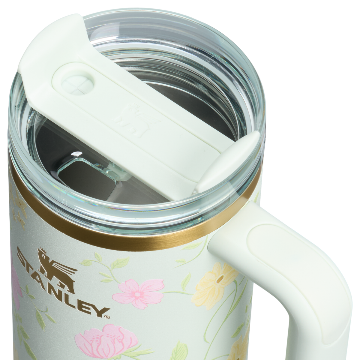 Stanley 1913 Floral Collection クエンチャー H2.0 フローステート 真空断熱タンブラー 30 oz（約0.89L） in Spring Blossoms | Front View