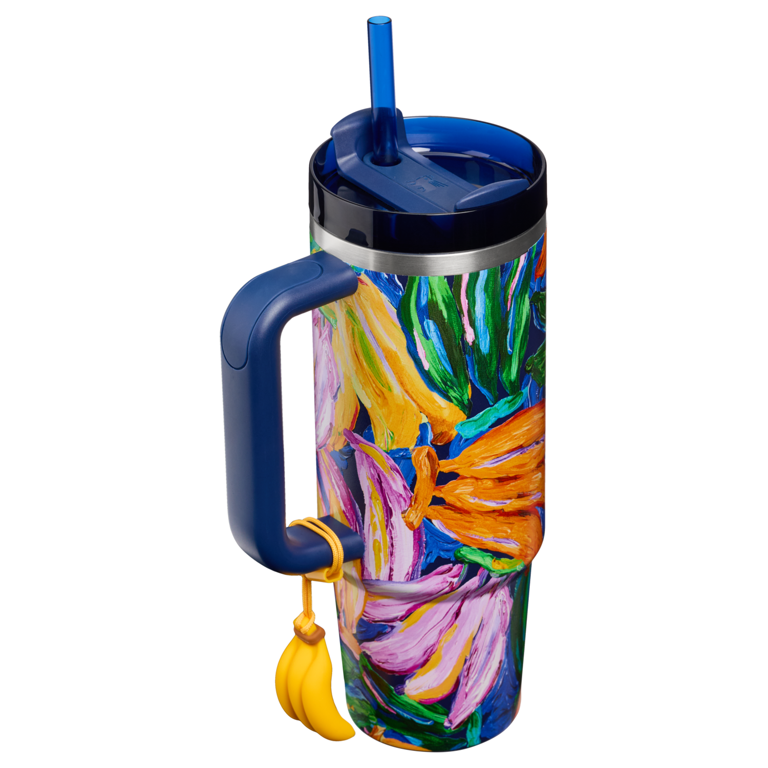Stanley 1913 Stanley 1913 x FARM Rio クエンチャー H2.0 フローステート 真空断熱タンブラー 30 oz（約0.89L） in Farm Rio Painted Bananas | View 2
