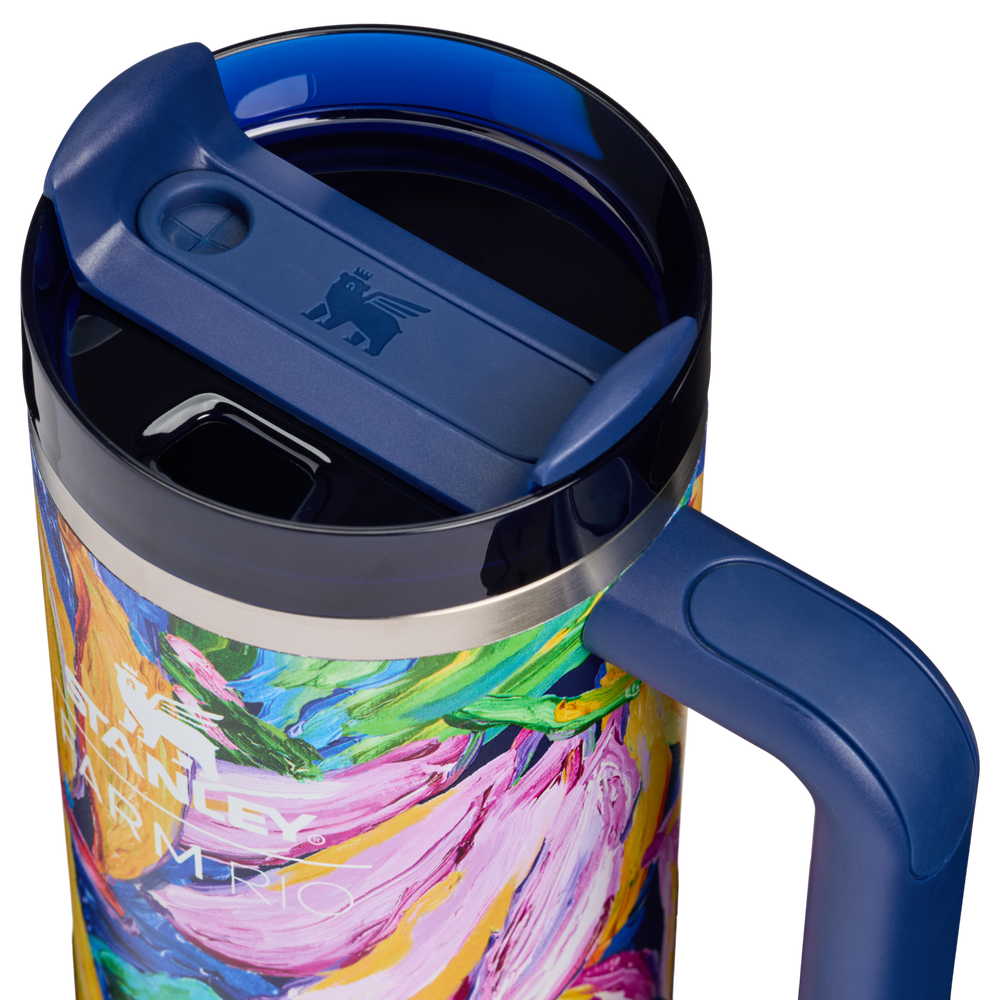 Stanley 1913 Stanley 1913 x FARM Rio クエンチャー H2.0 フローステート 真空断熱タンブラー 30 oz（約0.89L） in Farm Rio Painted Bananas | View 3