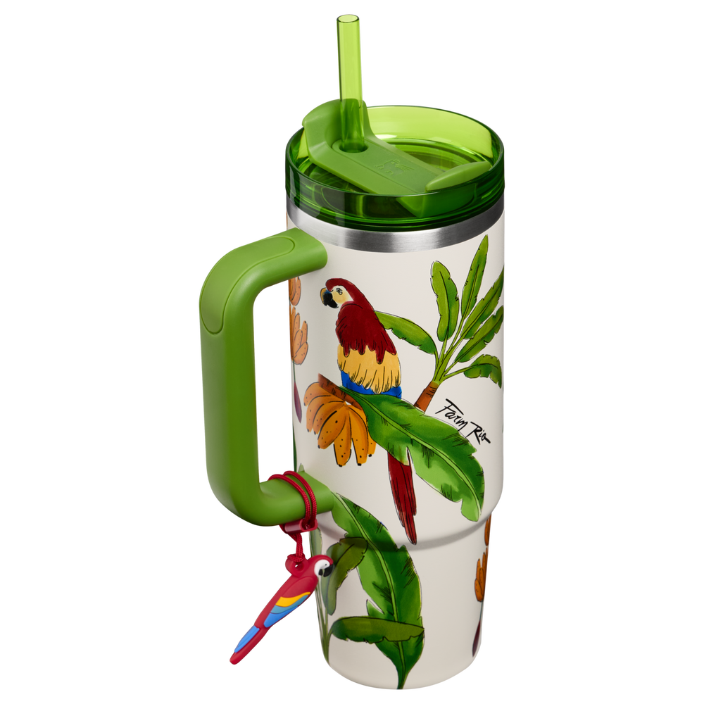 Stanley 1913 Stanley 1913 x FARM Rio クエンチャー H2.0 フローステート 真空断熱タンブラー 30 oz（約0.89L） in Farm Rio Tropical Destiny | View 2