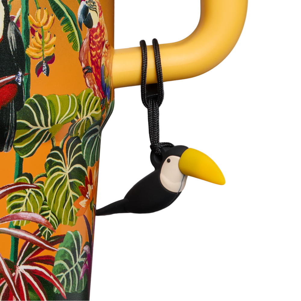 Stanley 1913 Stanley 1913 x FARM Rio クエンチャー H2.0 フローステート 真空断熱タンブラー 30 oz（約0.89L） in Farm Rio Tropical Woods | View 3