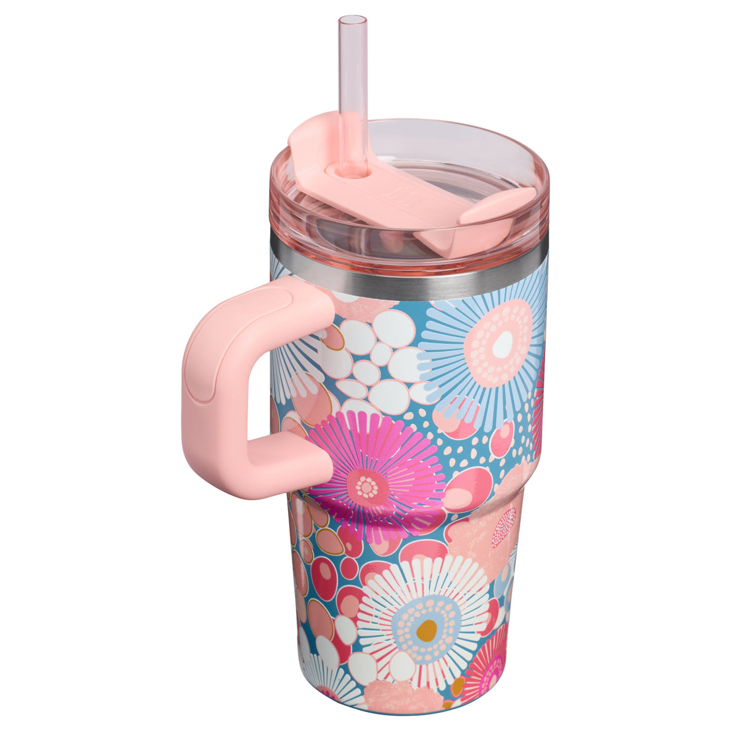Stanley 1913 クエンチャー H2.0 フローステート 真空断熱タンブラー 20oz（約0.59L） in Sorbet Wildflower | View 2