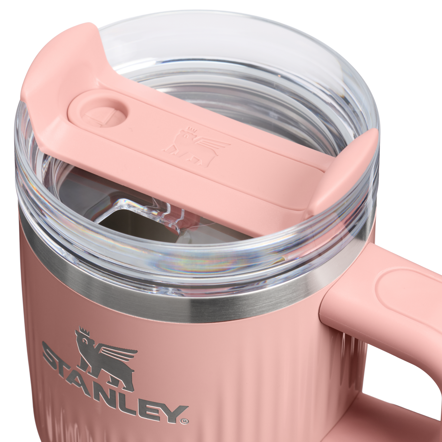 Stanley 1913 クエンチャー H2.0 フルーテッド 真空断熱タンブラー20 oz （0.59L） in Peach Rose Gloss | View 3