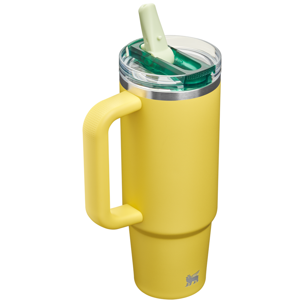 Stanley 1913 Back to School Collection クエンチャー プロツアー フリップストロー 真空断熱タンブラー 30 oz （約0.89L）（Daffodil Emerald） | 背面