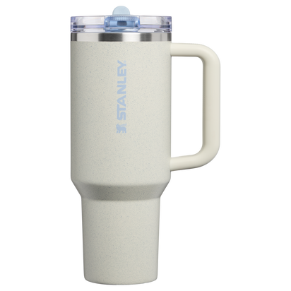 Stanley 1913 クエンチャー プロツアー フリップストロー 真空断熱タンブラー 40 oz（約1.18L） in Pale Stone Speckle | Front View