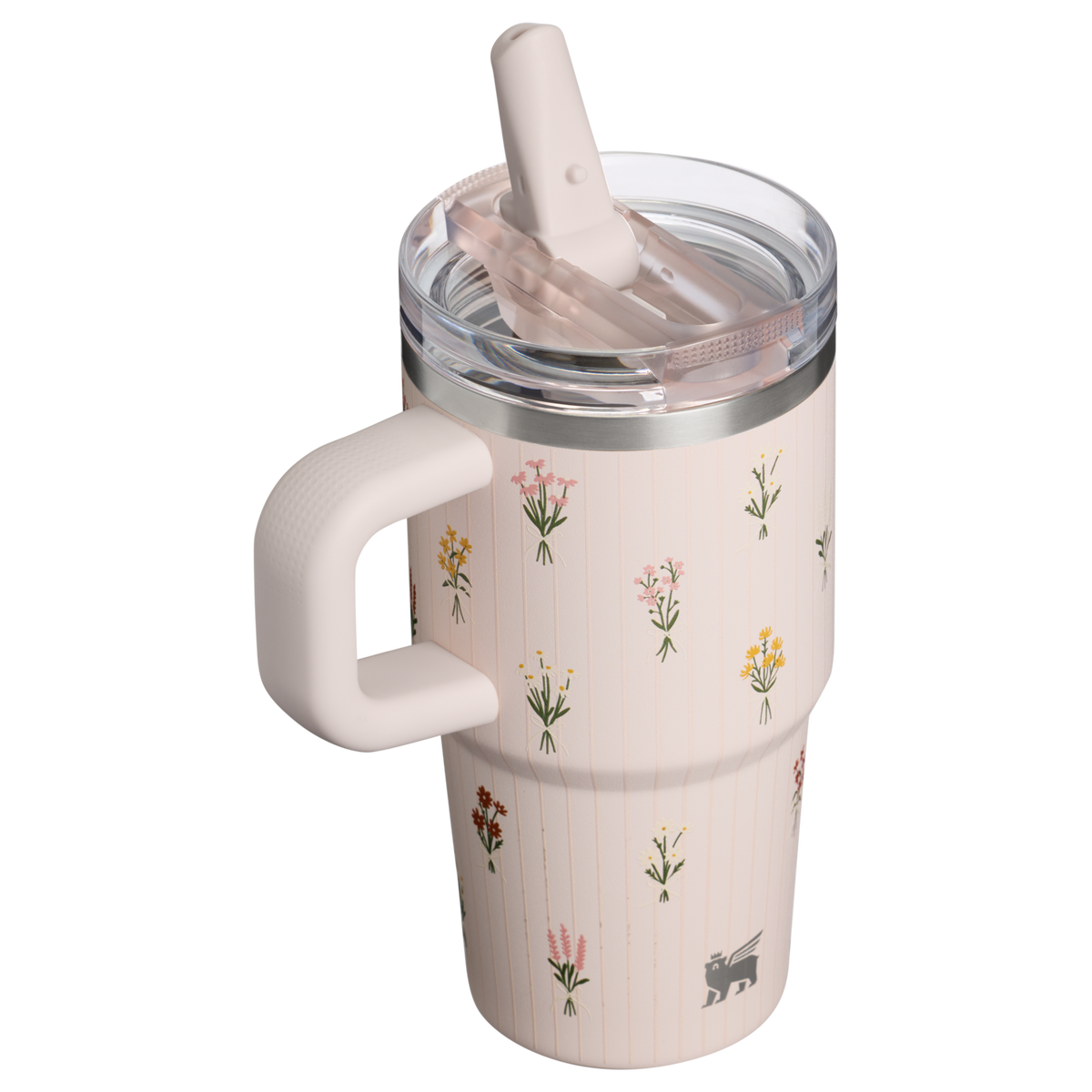 Stanley 1913 Bouquets クエンチャー プロツアー フリップストロー 真空断熱タンブラー 20 oz（約0.59L） in Rose Quartz Bouquets | View 2