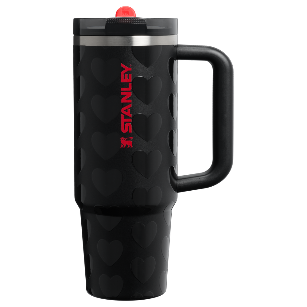 Stanley 1913 クエンチャー プロツアー フリップストロー 真空断熱タンブラー ハート  30 oz （約0.89L） in Black Lovely | View 1