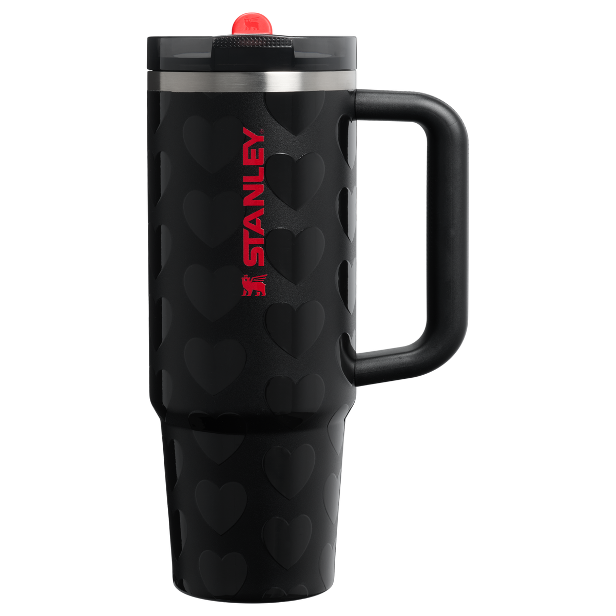 Stanley 1913 クエンチャー プロツアー フリップストロー 真空断熱タンブラー ハート  30 oz （約0.89L） in Black Lovely | View 1