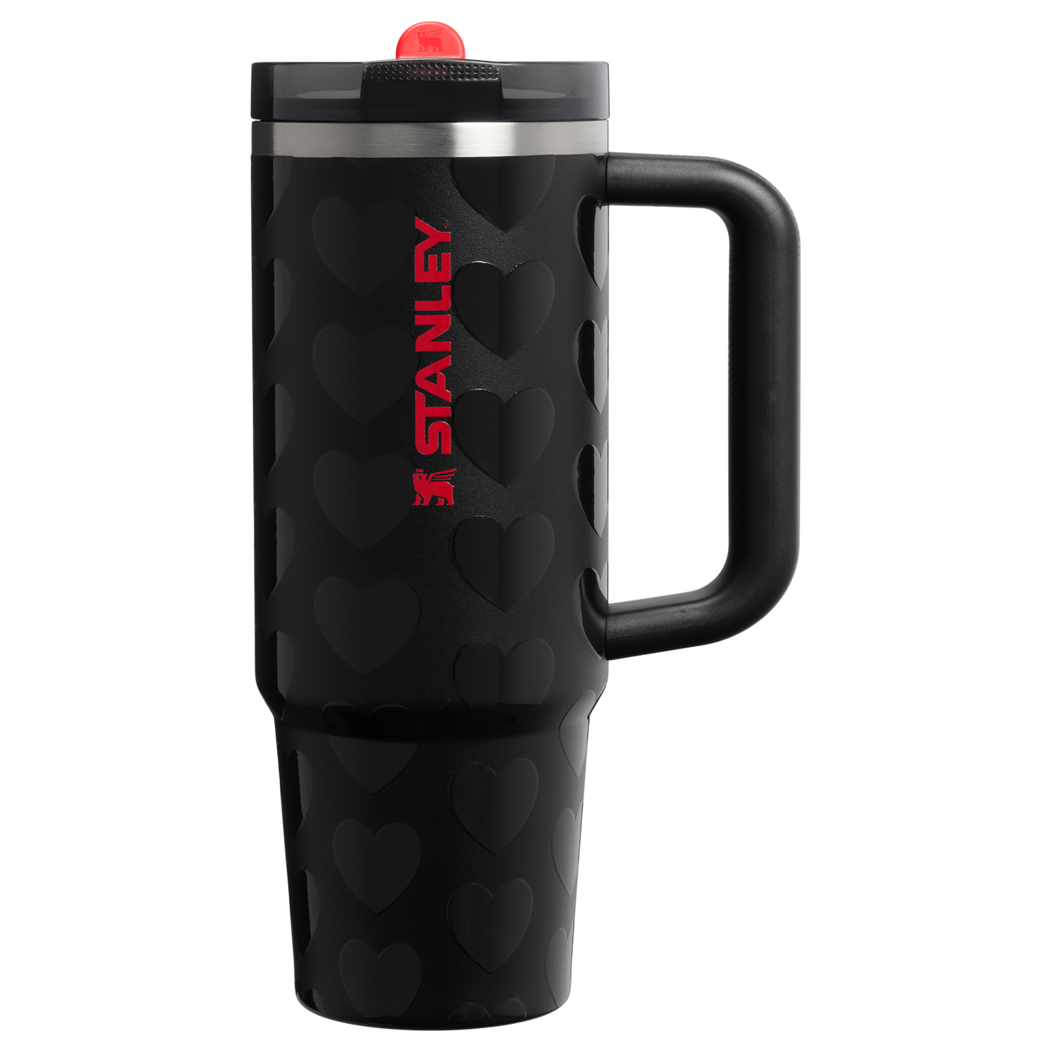 Stanley 1913 クエンチャー プロツアー フリップストロー 真空断熱タンブラー ハート  30 oz （約0.89L） in Black Lovely | View 1