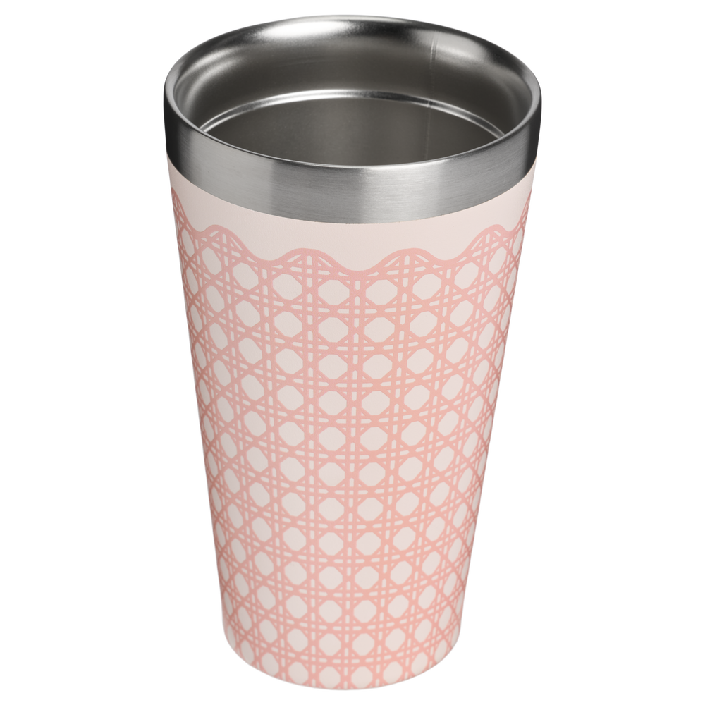 Stanley 1913 Picnic Collection スタッキング 真空断熱タンブラー 16 oz｜（約0.47L） in Rose Quartz Rattan | View 2