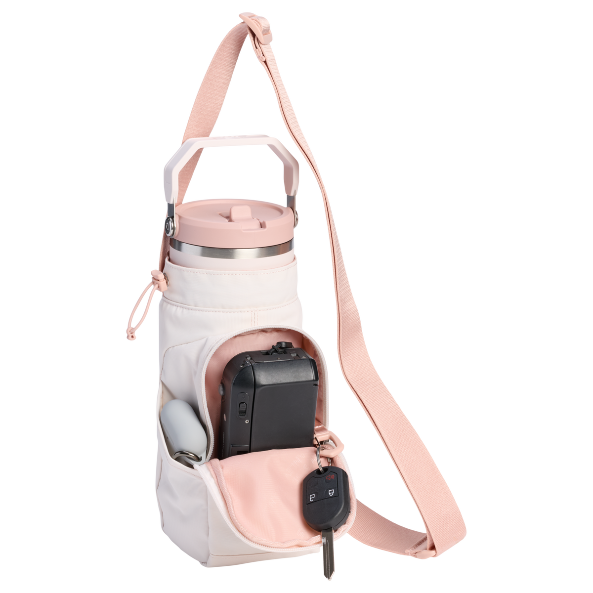 Stanley 1913 バイタライズ キャリーオール 3.3 QT（約3.1L） in Rose Quartz | Front View