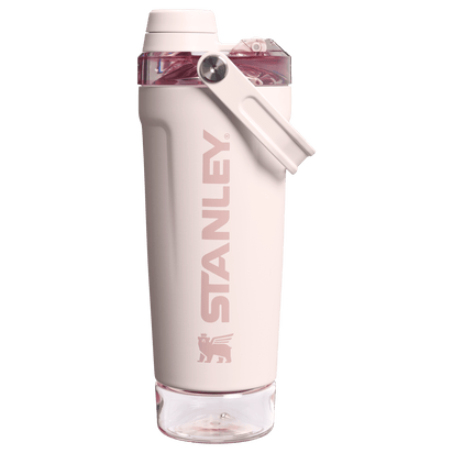 Stanley 1913 バイタライズ シェイカー真空断熱ボトル 20 oz（約0.59L） in Rose Quartz | Front View