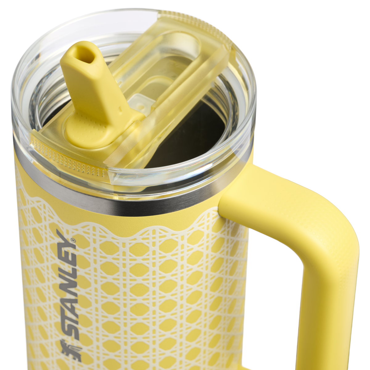 Stanley 1913 Picnic Collection クエンチャー プロツアー フリップストロー 真空断熱タンブラー 30 oz （約0.89L） in Daffodil Rattan | View 3
