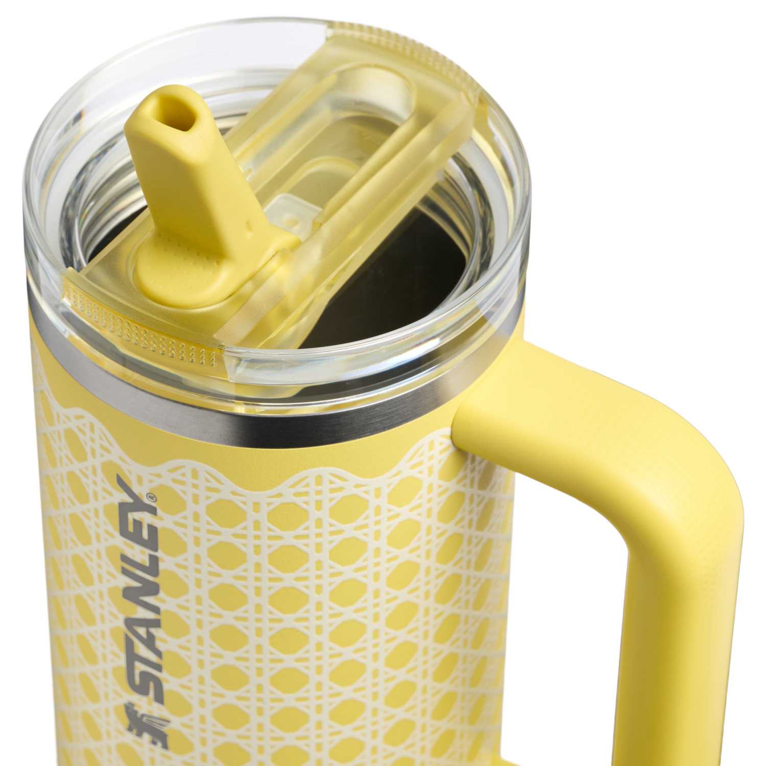 Stanley 1913 Picnic Collection クエンチャー プロツアー フリップストロー 真空断熱タンブラー 30 oz （約0.89L） in Daffodil Rattan | View 3