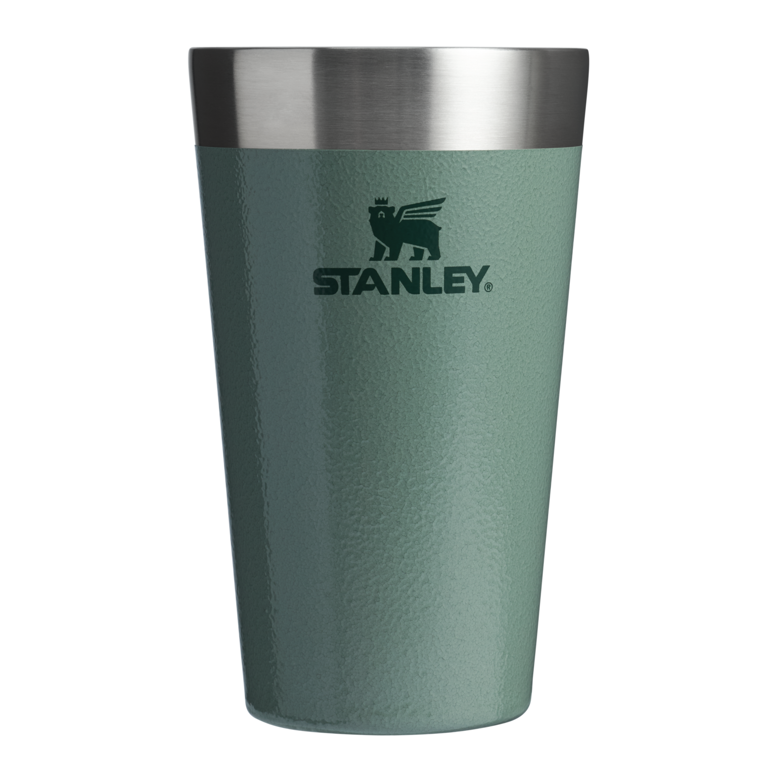 Stanley 1913 スタッキング 真空断熱パイント 16 oz｜（約0.47L） in Hammertone Green | Front View